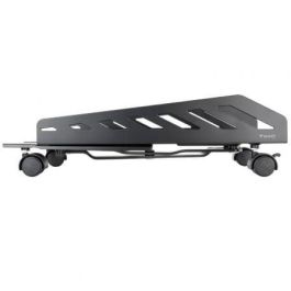 TOOQ SOPORTE METALICO PARA CPU DE SUELO CON RUEDAS BAJO