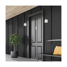 Rabalux 7960 Aplique Exterior Mandal Negro Mate Aluminio GU10 IP54 Moderno