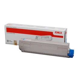 OKI Toner 44844505 Amarillo Cartucho de Tinta para Impresora Láser, Rendimiento 10.000 Páginas, Original