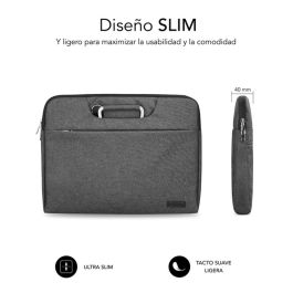 SUBBLIM Maletin Business Laptop Sleeve 15,6" Grey