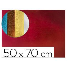 Goma Eva Liderpapel 50x70 cm Espesor 2 mm Metalizada Rojo 10 unidades