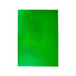 Goma Eva Liderpapel 50x70 cm Espesor 2 mm Metalizada Verde 10 unidades