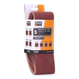 Koma Tools Kit 5 lijas para lijadora de banda 08778 Pro series, 76x457 mm, madera