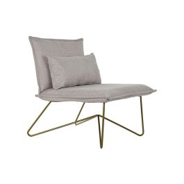 Sillon Urban DKD Home Decor Beige Dorado 78 x 75 x 66 cm