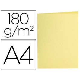 Subcarpeta Liderpapel A4 Amarillo Pastel 180 gr-M2 50 unidades