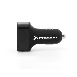 Phoenix Technologies Cargador Universal Phcarcharger3Usb Coche 3 USB 7.2A Negro