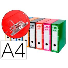 Archivador De Palanca Liderpapel A4 Filing System Forrado Sin Rado Lomo 80 mm Colores Surtidos Con Caja Y 8 unidades Precio: 42.9550000363. SKU: B1B8D8KRS2