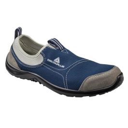 Zapatos De Seguridad Deltaplus De Poliester Y Algodon Con Plantilla Y Puntera - Color Azul Marino Talla 36