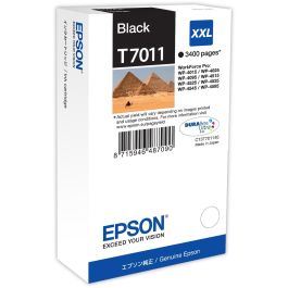 Epson C13T70114010 Cartucho de Tinta Negra XXL, Pigmento, 63.2ml, Alto Rendimiento, 1 unidad Precio: 102.50000024. SKU: S8405667