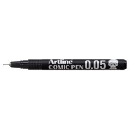 Rotulador Artline Calibrado Micrometrico Negro Comic Pen Ek-2805 Punta Poliacetal 0,05 mm Resistente Al Agua 12 unidades