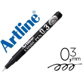 Rotulador Artline Calibrado Micrometrico Negro Comic Pen Ek-283 Punta Poliacetal 0,3 mm Resistente Al Agua 12 unidades Precio: 21.78999944. SKU: B1J26A8MC7