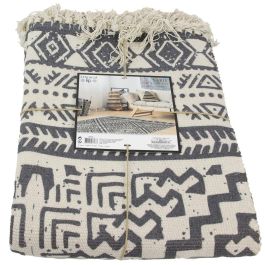 Home Deco Factory Alfombra Étnica Ethnical Life 140x200 cm Algodón y Poliéster
