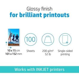 Papel Fotografico Hp Din A4 Semi Glossy 200 gr Paquete De 100 Hojas Papel Fotografico Hp Din A4 Semi Glossy 200 gr Paquete De 100 Hojas