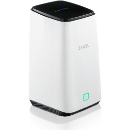 Zyxel FWA-510-EU0102F Router Inalámbrico Wi-Fi 6 Tribanda 5G Multi-Gigabit Ethernet, Negro y Blanco