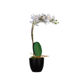 Paperflow Orquidea Artificial Blanca 40 cm Seda y Plástico para Decoración Precio: 39.69000013. SKU: B1H6FZF934
