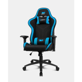 DRIFT DR110BL Silla Gaming Ergonómica 150kg, Reposabrazos 4D, Tejido Transpirable, Cojines Lumbar/Cervical Negro y Azul Precio: 189.4999997. SKU: S7822575