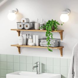 Cesta de metal organizadora Confortime 28x22x12.5 cm (12 Unidades)
