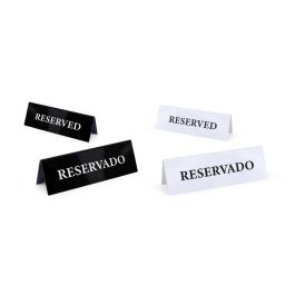 Placa Acrílica Reservado 15x5 cm - My Bar (24 Unidades) Placa Acrílica Reservado 15x5 cm - My Bar (24 Unidades)