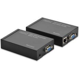 DIGITUS Extensor VGA UTP Set para Transmisor y Receptor AV, hasta 300m y 1920x1200 píxeles de resolución