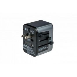 Verbatim Uta-03 Adaptador Universal De Viaje Con 1 Puerto Usb-C - 2 Puerto Usb-A - 2 Puerto Usb-C