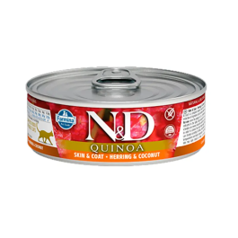 Farmina N&D Cat Quinoa Skin Coat Arenque Caja 24x80 gr Alimento para Gatos Precio: 26.95. SKU: B19L7V4KBK