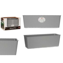 Jardinera Natural Reser Agua 50Cm Gris Stefanplast (12 Unidades) Precio: 73.59000022. SKU: B1H2JV3DV3