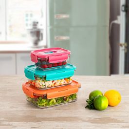 Luminarc Recipiente Hermético Rectangular Vidrio Pure Box Holy 122 cL