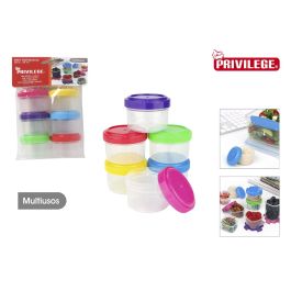 Set de 6 Mini Fiambreras Privilege 35 ml (24 Unidades) Set de 6 Mini Fiambreras Privilege 35 ml (24 Unidades)