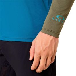 Maillot de ciclismo Oakley Free Ride Rc Ls Azul S