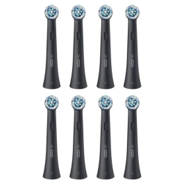Oral-B ORA8700216778497 Recambios de cabezales de cepillo iO Ultimate Clean - Paquete de 8 - Negro