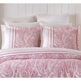 Juego de cama ASI8683342464284 - 1 funda nórdica 220x240 cm + 2 fundas almohada 60x60 cm - 100% algodón reforzado - Rosa