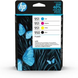 HP Tinta Cuatricolor BK, C, M, Y para Officejet Pro 250, 270, 8100, 8600 Series - Nº 950 + 951 Pack De 4 Precio: 110.90000053. SKU: S55078456