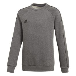 Sudadera sin Capucha Niño Adidas Core 18 Gris Gris claro XS