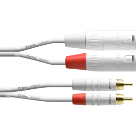 Cordial Cable de Audio Doble XLR/RCA Macho 3 Metros Blanco Precio: 22.49999961. SKU: B1EXDP3AHT