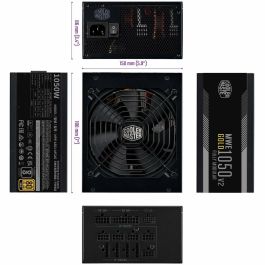 Cooler Master COO1737729430668 MWE Gold 1050W V2 ATX3.1 - Fuente de alimentación para PC - 1050 W