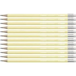 Stabilo Swano Lápiz Grafito Con Goma Pastel Amarillo -12 Unidades- Precio: 3.95000023. SKU: B1A2S3756Q