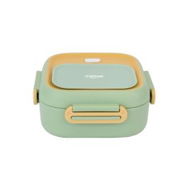 Thermosport Fiambrera Plástico-Acero Cuadrada 750 ml 17.5 cm x 17.3 cm x 8.4 cm (6 Unidades)