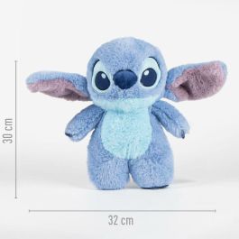 Cerdá Bolso de Peluche para Niños - Diseño Stitch Azul, Medidas 16 x 28 x 11 cm - Ideal para Edades de 3 Años en Adelante