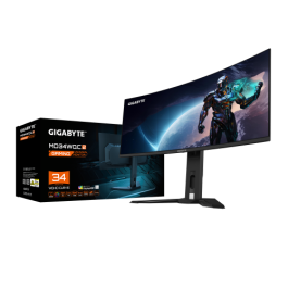 Gigabyte MO34WQC2 pantalla para PC 86,4 cm (34") 3440 x 1440 Pixeles Wide Quad HD OLED Negro