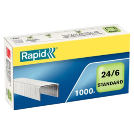 Rapid Grapas Estándar 24-6 galvanizadas - Caja de 1000 unidades Precio: 0.58999963. SKU: B19RCRGY6N
