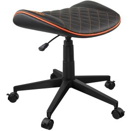 COUGAR Gaming-Hocker Silla de Videojuegos Crosser, universal, acolchada PVC, Negro/Naranja, soporta hasta 120 kg
