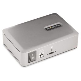 StarTech 10G5A2CS Hub USB-C de 7 Puertos, Autoalimentado, 10 Gbps, USB 3.2 Gen 2 Tipo-A y Tipo-C, Color Plata