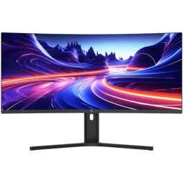 V7 Videoseven L340WQ-HAS Monitor Curvo 34" UltraWide QHD 3440x1440 USB-C Altura Ajustable 120Hz Negro