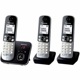 PANASONIC Home phone dect - TG6823 - Trio con contestador automático - Plateado y negro Precio: 123.78999985. SKU: B12SQQ3686