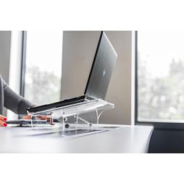 BakkerElkhuizen Q-note 350 Soporte para Portátil hasta 20" con 7 Alturas de Acrílico