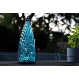 Garden Id 70703653 Linterna solar Cúpula Azul Ø17 H40 cm Autonomía 6-8h Batería AA recargable Botón encendido/apagado Garden Id 70703653 Linterna solar Cúpula Azul Ø17 H40 cm Autonomía 6-8h Batería AA recargable Botón encendido/apagado