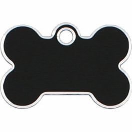 Placa identificativa para collar Imarc Bone Negro