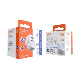 Ladrón de enchufe Scape Travel 830C-UK Plástico 150 W