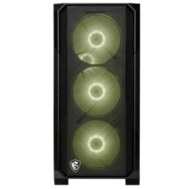 MSI MAG FORGE M120R AIRFLOW Minitorre ARGB con Flujo de Aire Optimizado y Ventiladores Preinstalados