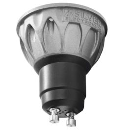 Silver Bombilla Led Eco Dicroica 8W GU10 Luz Cálida 2700K 690lm